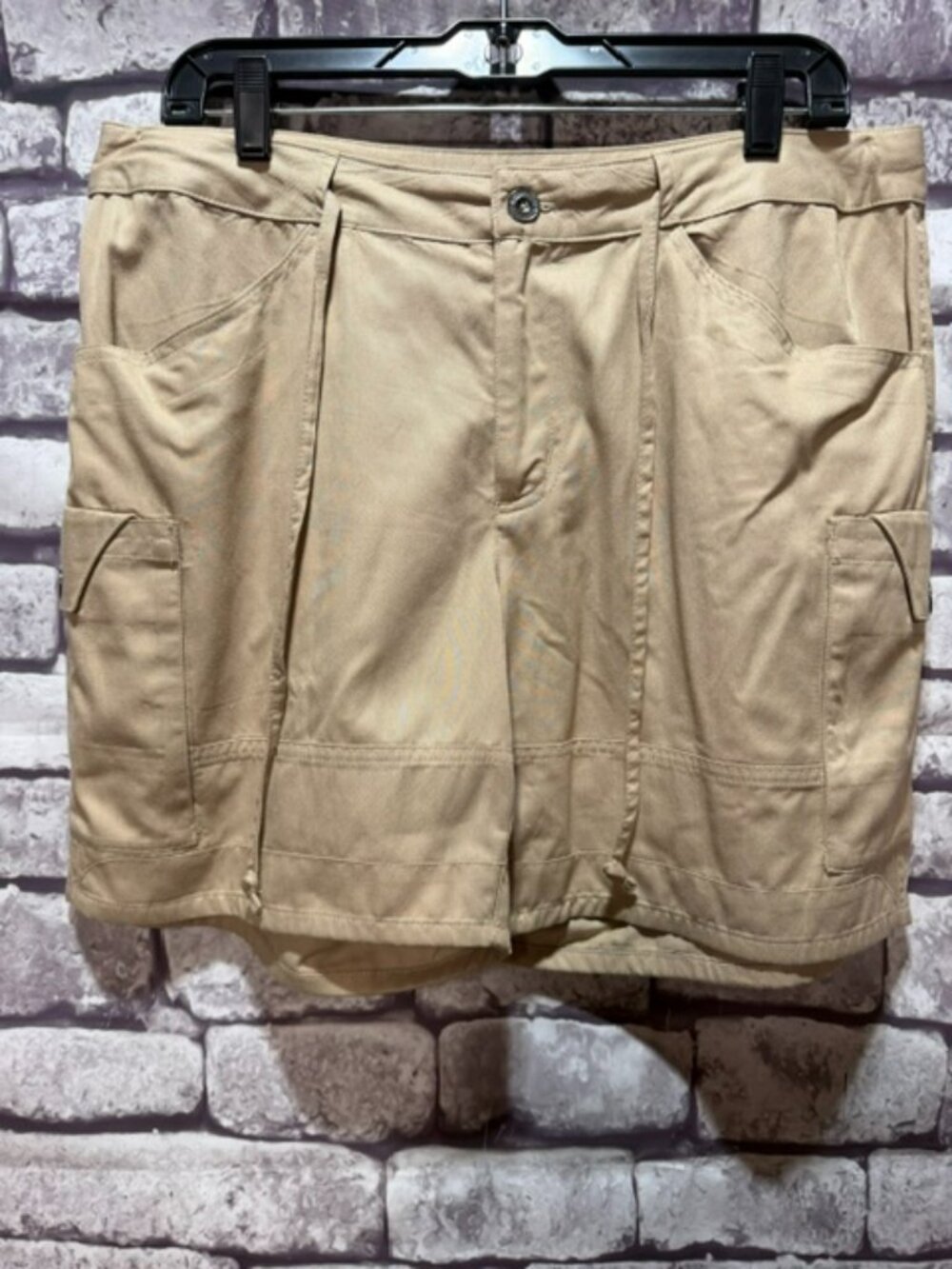 Marmot Khaki Drawstring Waist Shorts Size 10